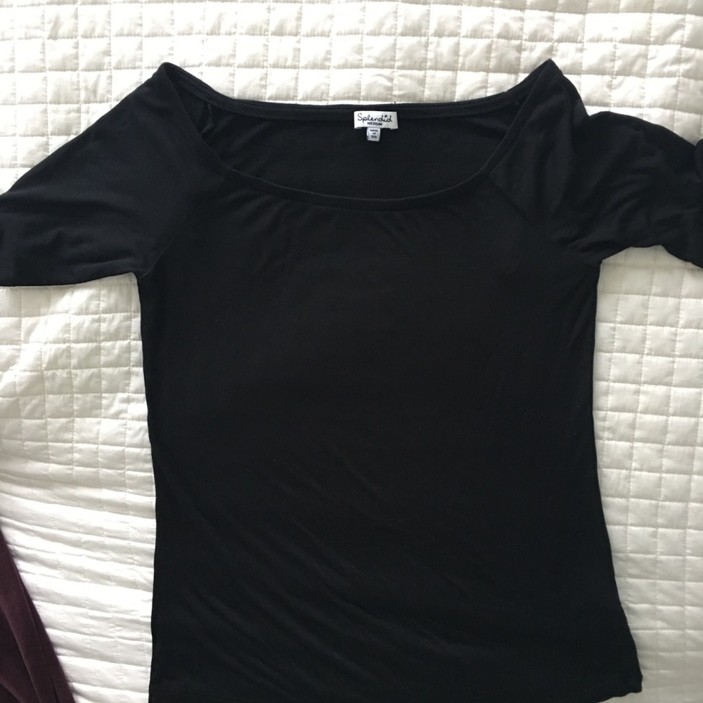 Splendid, thinly ribbed T-shirt
